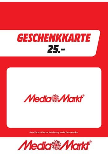 Media Markt Geschenkkarte - für Deutschland - Gutschein per Post - 25 - Standard - Image 1