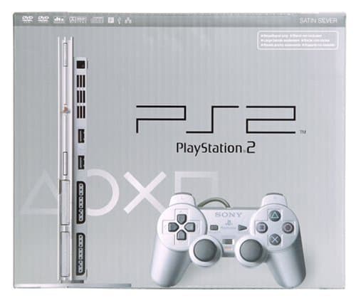 PlayStation 2 Slim Console - Silver (Renewed) - Image 1
