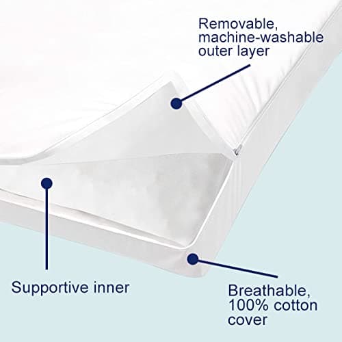 ACCURATEX Pillows King Size Set of 2, Hybrid Shredded Memory Foam Pillow[Adjustable Loft], Fluffy Down Alternative Fill Removable Cotton Cover, Firm Supportive Pillow for Side Back Sleepers thumbnail 4