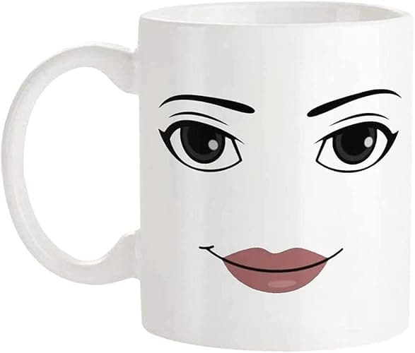Fonhark Funny Gamer Mug Set - MAN & WOMAN Face Mugs, Birthday Gift, 11 Oz White Novelty Coffee Cup (Pack of 2) thumbnail 3