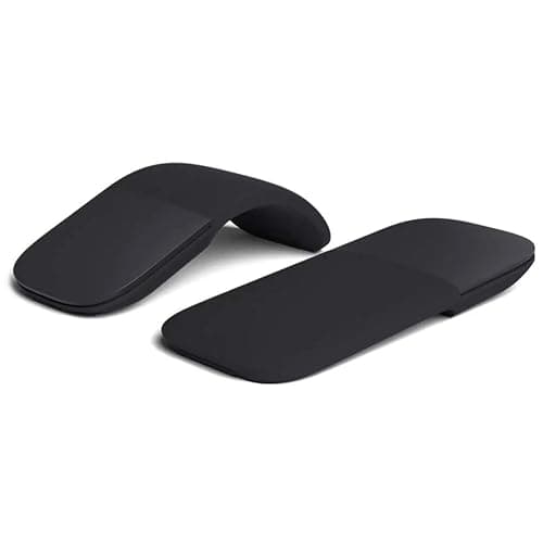 Itonash Bluetooth Wireless Arc Touch Mouse - Foldable Ergonomic Computer Silent for Home Office Travel (Black) - Image 1