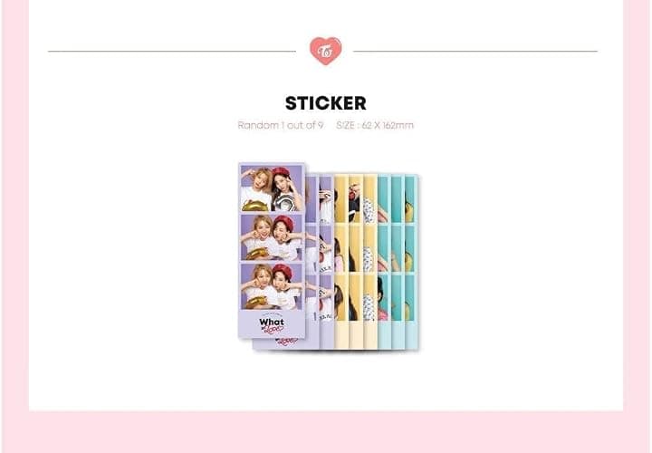 TWICE [WHAT IS LOVE?] 5th Mini Album Random Ver CD+P.Book+Card+Sticker+Tracking Number thumbnail 6