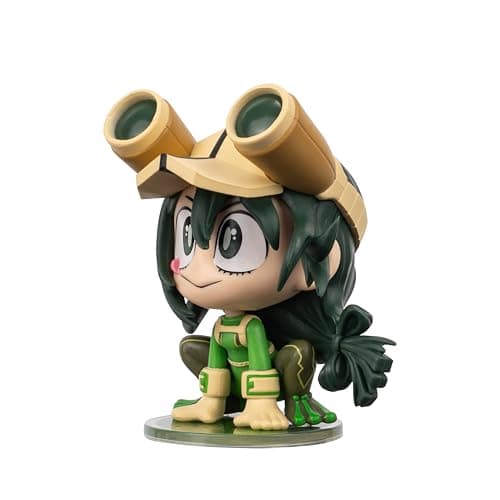 Total Anime Tsuyu Asui (Kawaii) - 4-Inch Scale Articulated Mini-Figure with Display Base thumbnail 3