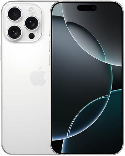 Apple iPhone 16 Pro Max, US Version, 256GB, White Titanium - Unlocked (Renewed) - Image 1