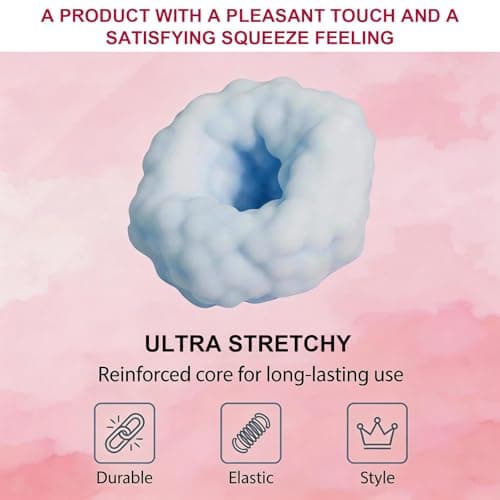 Crunchy Squishy Noisy Stress Balls Ice Skin Fidget Sensory Toys,Crunchy Stress Ball, Slow Rise Squishy Fidget Toy for Anxiety Relief, Handmade Moldable Squeeze Ball for Kids Adults (2*Purple) thumbnail 3