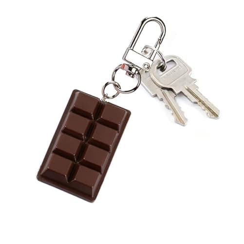 Jenmex Mini Realistic Food Keychains-Chocolate Keychain Charm,Purse Charm,Novelty Gift for Chocolate Lovers&Food Enthusiasts thumbnail 5