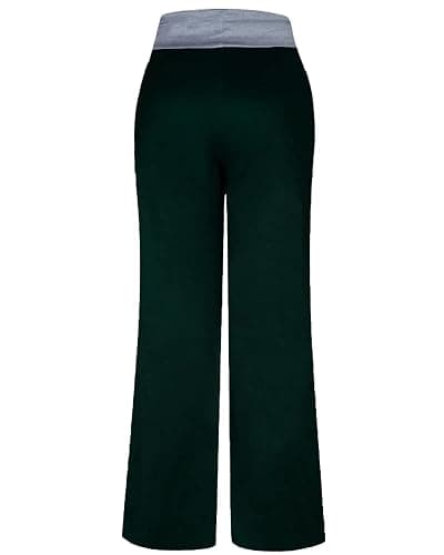 NEWCOSPLAY Women's Comfy Pajama Pants Casual Drawstring Palazzo Lounge Wide Leg Pants thumbnail 4