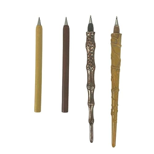 Harry Potter Wizarding World Wand Pens Set of 4 - Voldemort, Hermione, Dumbledore Wands thumbnail 5