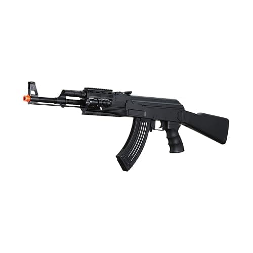 Airsoft Tactical AK47 Spring Airsoft Gun with Laser & Flashlight (390 FPS) thumbnail 4