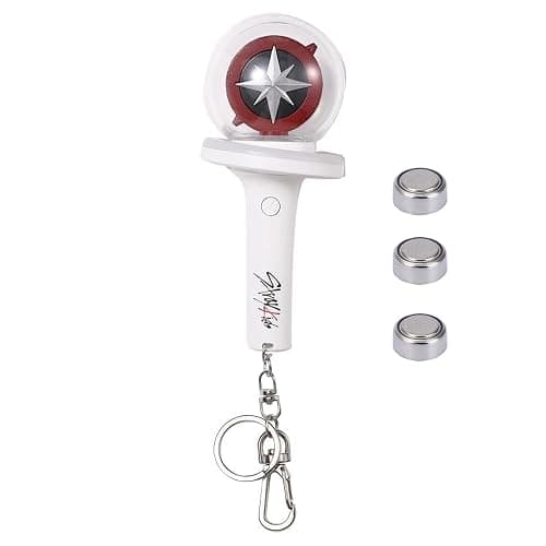 Pitsilat Kpop Stray Kids Light Stick Ver 2 Keychain Concert Fan Gift SKZ Goods Light Stick Color and Speed ​​Adjustable Includes 15 Modes - Image 1