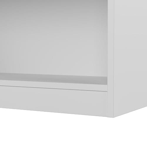 Bush Furniture Universal Small 2 Shelf Bookcase in White, Low Storage and Display Bookshelf for Home Office or Living Room Organization thumbnail 9