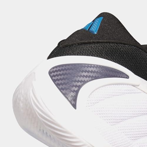 adidas, Unisex's Kids, Anthony Edwards 2 J Basketball Shoes (Big Kid), White/Black, 5.5, Medium Big Kid thumbnail 5