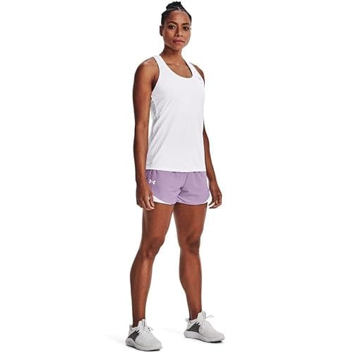 Under Armour Women's Play Up 3.0 Shorts - Standard - Medium - Octane (566)/White thumbnail 4