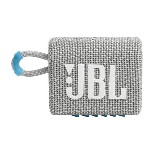 JBL Go 3 Eco - Portable Mini Bluetooth Speaker, big audio and punchy bass, IP67 waterproof and dustproof, 5 hours of playtime, Made in part with recycled materials (Eco White) thumbnail 7