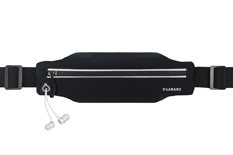 Slim Running Belt Fanny Pack for Men Women, Running Phone Holder Runners Pouch Waist Pack for Workout, Money Belt, Running Gear Accessories [Fits ALL Phones] - Image 1