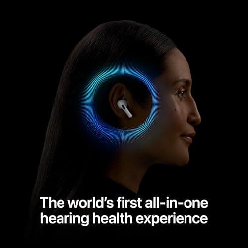 Apple AirPods Pro 2 Wireless Earbuds, Active Noise Cancellation, Hearing Aid Feature, Bluetooth Headphones, Transparency, Personalized Spatial Audio, High-Fidelity Sound, H2 Chip, USB-C Charging thumbnail 5