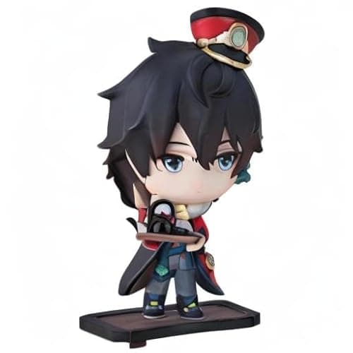 Bahomu Anime Figure, Honkai Star Rail Official Figure - Welcome to Train Tea Party Cute Chibi Dan Heng, 8cm/3.1" PVC Collectible Figure for HSR Fans(Dan Heng) thumbnail 7