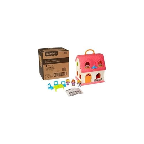 Fisher-Price Little People Toddler Toy Surprise & Sounds Home Musical Playhouse with Figures & Accessories for Pretend Play Kids Ages 1+ Years - SIOC/FFP - Home - Image 1