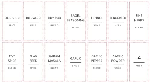 Talented Kitchen Spice Labels for Jars - 140-Pack, 1.25 x 2.5 in, Gold Matte Vinyl - Water-Resistant & Easy Peel & Stick - Kitchen & Pantry Organization - Spice Jar Labels Gold thumbnail 7