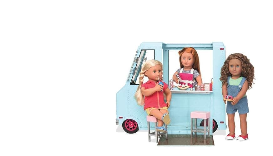 Our Generation Dolls Sweet Stop Ice Cream Truck for Dolls, 18" thumbnail 8