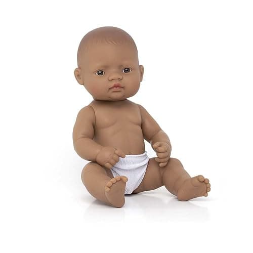 Miniland 31037 Baby Doll Hispanic Boy, Multi-Color - Image 1