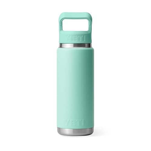 YETI Rambler 26 oz Bottle, Vacuum Insulated, Stainless Steel with Color Matching Straw Cap thumbnail 3