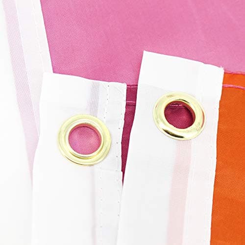 Flaglink Les Pride Flag 3x5Fts - New Lesbian Sunset Rainbow Flags Banner thumbnail 5
