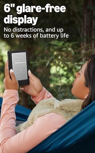 Amazon Kindle 16 GB (newest model) - Lightest and most compact Kindle, now with faster page turns, and higher contrast ratio, for an enhanced reading experience - Without Lockscreen Ads - Matcha thumbnail 5