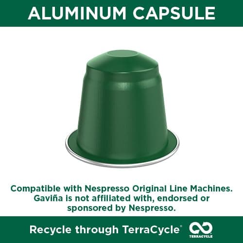 Cafe La Llave Latin Style Espresso Pods Dark Roast Compatible with Nespresso Original Line 40 Count Aluminum Capsules thumbnail 2