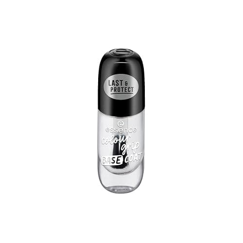 essence Smalto Unghie colour grip unghie BASE COAT finish lucido (8ml) | Tenuta a lunga durata, Risultati immediati, Smalto, Asciugatura rapida, Effetto protettivo, Effetto preparatorio - Image 1