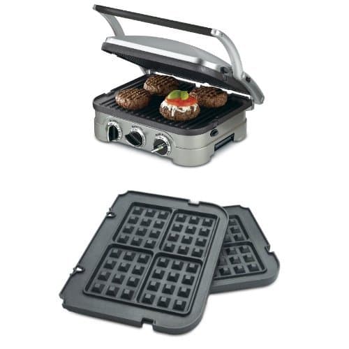 Cuisinart GR-4NP1 5-in-1 Griddler with Griddler Waffle Plates - Image 1