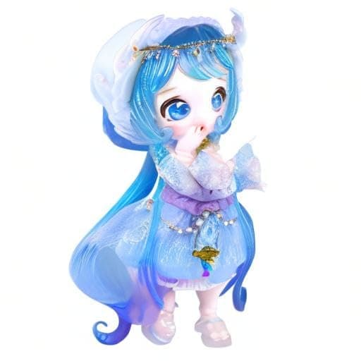 ICY Fortune Days 13cm bjd Doll - Anime Style Doll Set, Perfect for Gifts, Decorations, DIY Exercise, Collections, Girl Dolls 8+(Aquarius) thumbnail 8