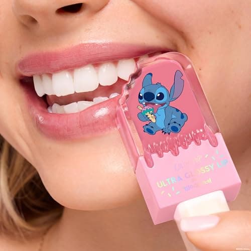 ColourPop x Disney Stitch Makeup Bundle - Beach Dreamin’ 12 Shade Eyeshadow Palette + Ultra Glossy Lip Gloss - High Pigment, Hydrating, Non-Sticky Shine, Tropical-Inspired Set thumbnail 6