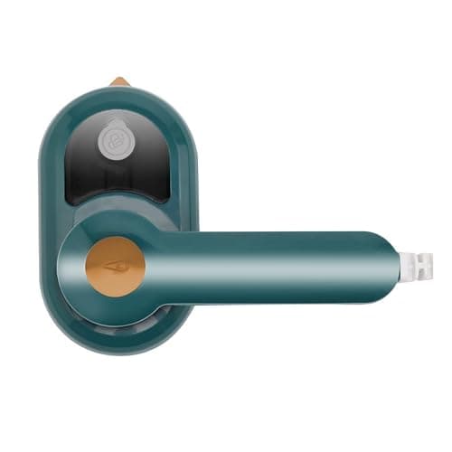 NHQZ Mini ferro da stiro da viaggio pieghevole, pratico ferro da stiro portatile, piccolo generatore di vapore verticale per uso domestico, 25 W. - Image 1