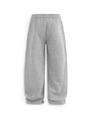 Aelfric Eden Baggy Jogginghose Herren Basic Sporthose Damen Lang Sweatpants Weites Bein Unisex Trainingshose mit Taschen Bequeme Freizeithose Streetwear High Waist Lockere Hose thumbnail 3
