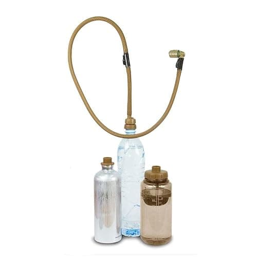 Source Tactical SNEP Convertube Water Bottle Adapter Kit, Plastic, Coyote thumbnail 3