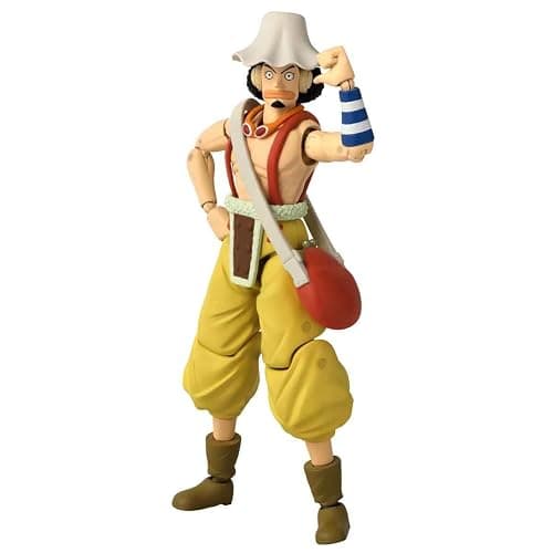 BANDAI Anime Heroes One Piece Figures Usopp Action Figure, 17cm Articulated Usopp Anime Figure with Extra Accessories, One Piece Action Figures Pirate Toys Range, Excellent Anime Gift, (37005) thumbnail 4
