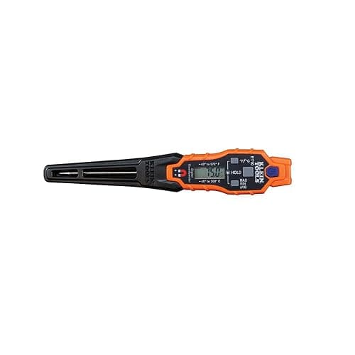 Klein Tools ET10 Magnetic Digital Pocket Thermometer, HVAC Instant Read Thermometer with Backlit Display, Wide Measurement Range, Fahrenheit and Celsius - Image 1
