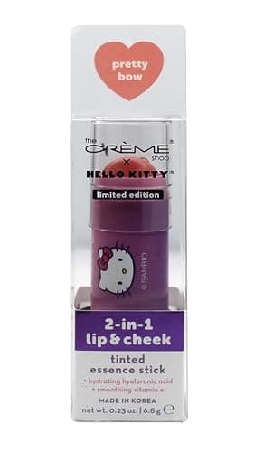 The Crème Shop X HELLO KITTY(PURPLE) 2-IN-1 LIP AND CHEEK TINTED STICK - PRETTY BOW, Pink thumbnail 3