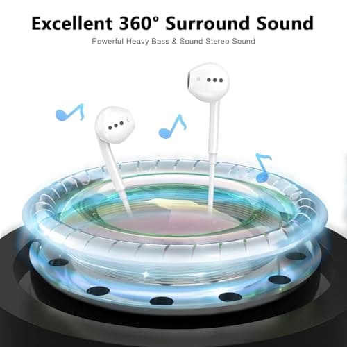 [Apple MFi Certified] USB C Headphones for iPhone 17 16, 2 Pack Wired Earbuds/Headphones USB C with Built-in Remote to Control Music, Phone Calls, and Volume for iPhone 17 16 15 Pro Max, Galaxy, Pixel thumbnail 6
