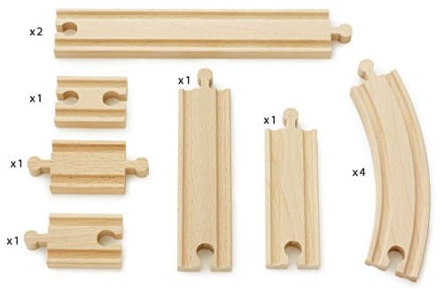 BRIO World Expansion Pack - Beginner Wooden Train Track for Kids Age 3 Years Up - Compatible with all BRIO Railway Sets & Accessories thumbnail 4