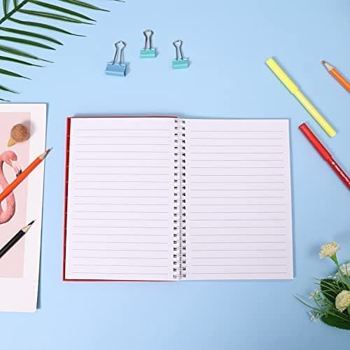 MOEPAK Lined Journal Notebooks Painting Home Office Writing Notes Silicone Cover Bubble Lined Spiral Notebook Relax Journal thumbnail 2