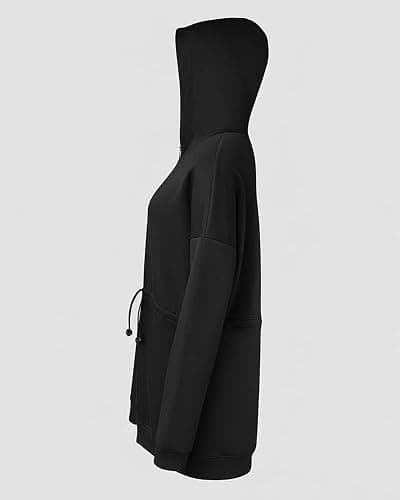 CHICME Womens Zip Up Hoodie Long Sleeve Oversized Sweatshirt Fall Fashion 2025 Casual Jackets Winter Clothes thumbnail 6