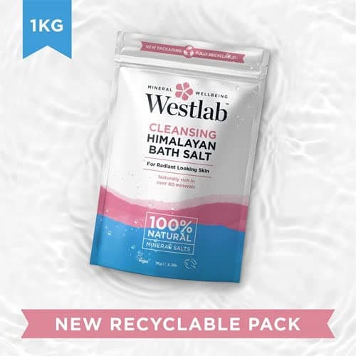 Westlab Cleansing Himalayan Bath Salt Pouch, 1Kg - Unscented - 1 kg (Pack of 1) thumbnail 4