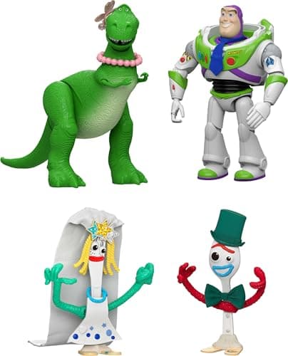 Mattel Disney and Pixar Toy Story 5 What is a Wedding? 4 Figure Pack with Accessories, ​Playscale Story Pack thumbnail 6