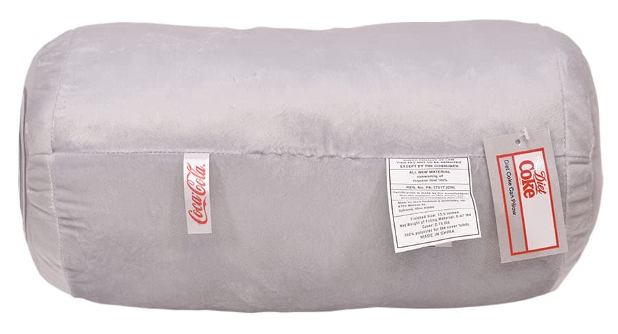 Mark Feldstein & Associates Coca Cola Diet Coke Can Classic Gray Embroidered Plush Throw Pillow, 13 in thumbnail 6