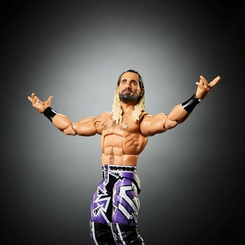 Mattel WWE Elite Collection Top Picks Action Figures & Accessories Set, 6-inch Collectible with Swappable Hands & Ring Gear thumbnail 3