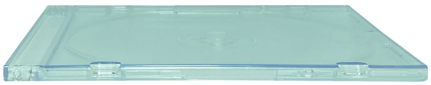 MediaXPO Slim Clear CD Jewel Cases - Pack of 10, Durable Storage for CDs/DVDs, Lightweight and Transparent Design thumbnail 4