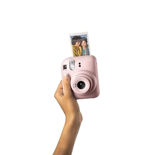 Fujifilm Instax MiniI 12 Instant Film Camera Blossom Pink, Fujifilm Instax Mini Twin Pack Instant Film 20 Prints, Prtotective Case, Gift Bundle thumbnail 3