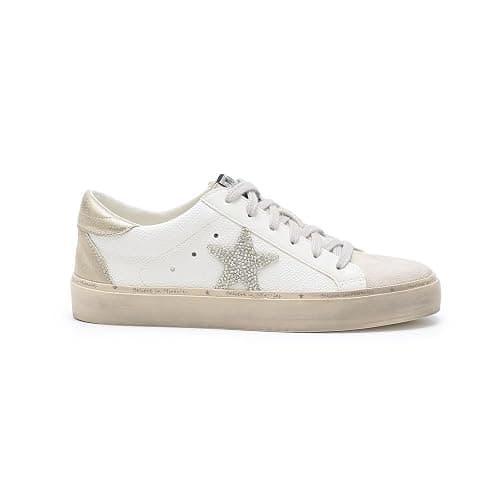 Mi.iM Gaby Women's Star Sneakers - Snake Print Suede Lace-Up Fashion Shoes with Rubber Sole - Image 1